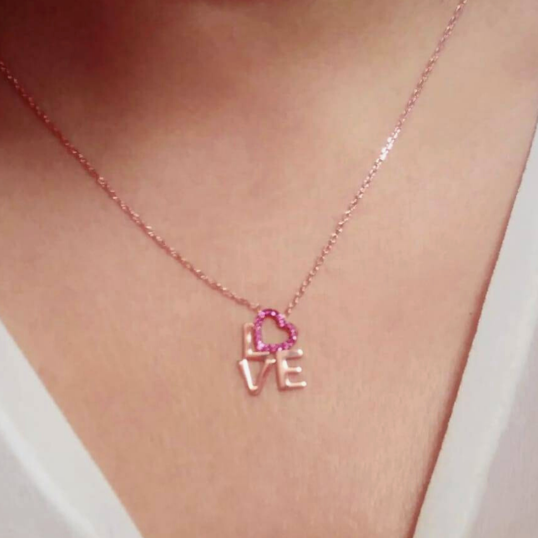 Collar love heart - Imagen 2