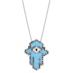 Collar mano hamsa