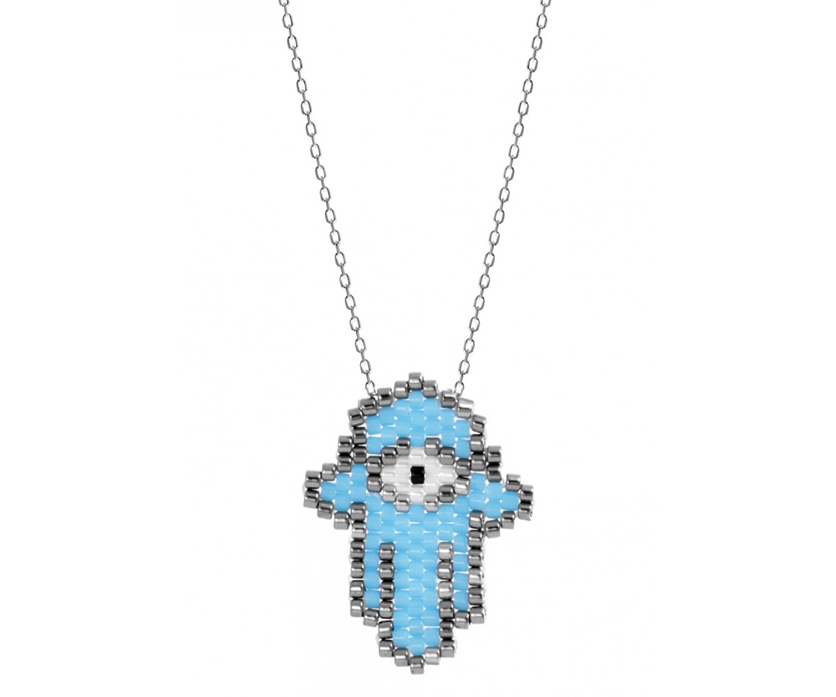 Collar mano hamsa